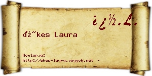 Ékes Laura névjegykártya